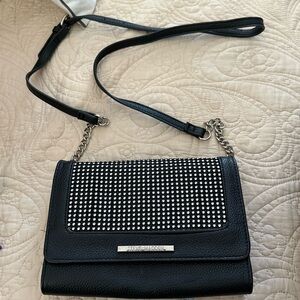 Steve Madden Black Studded Crossbody Bag